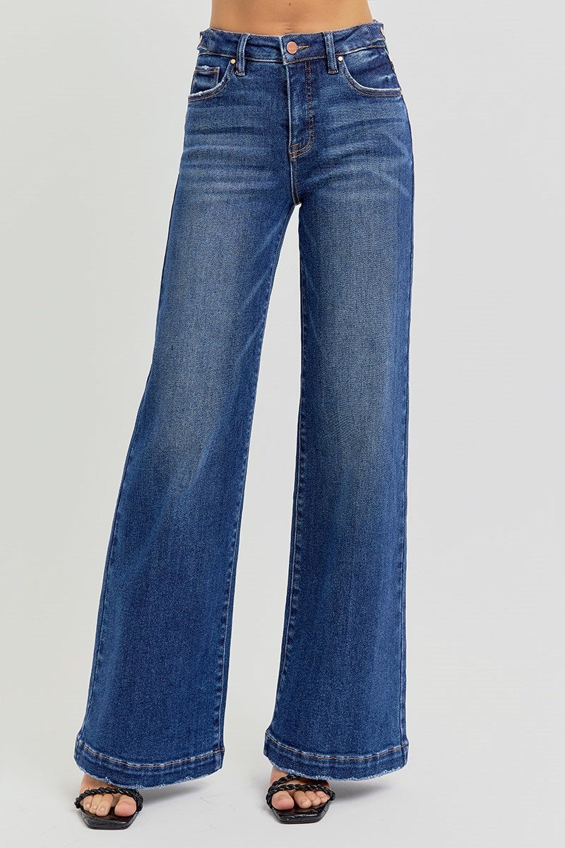 High Rise Wide Leg Jeans