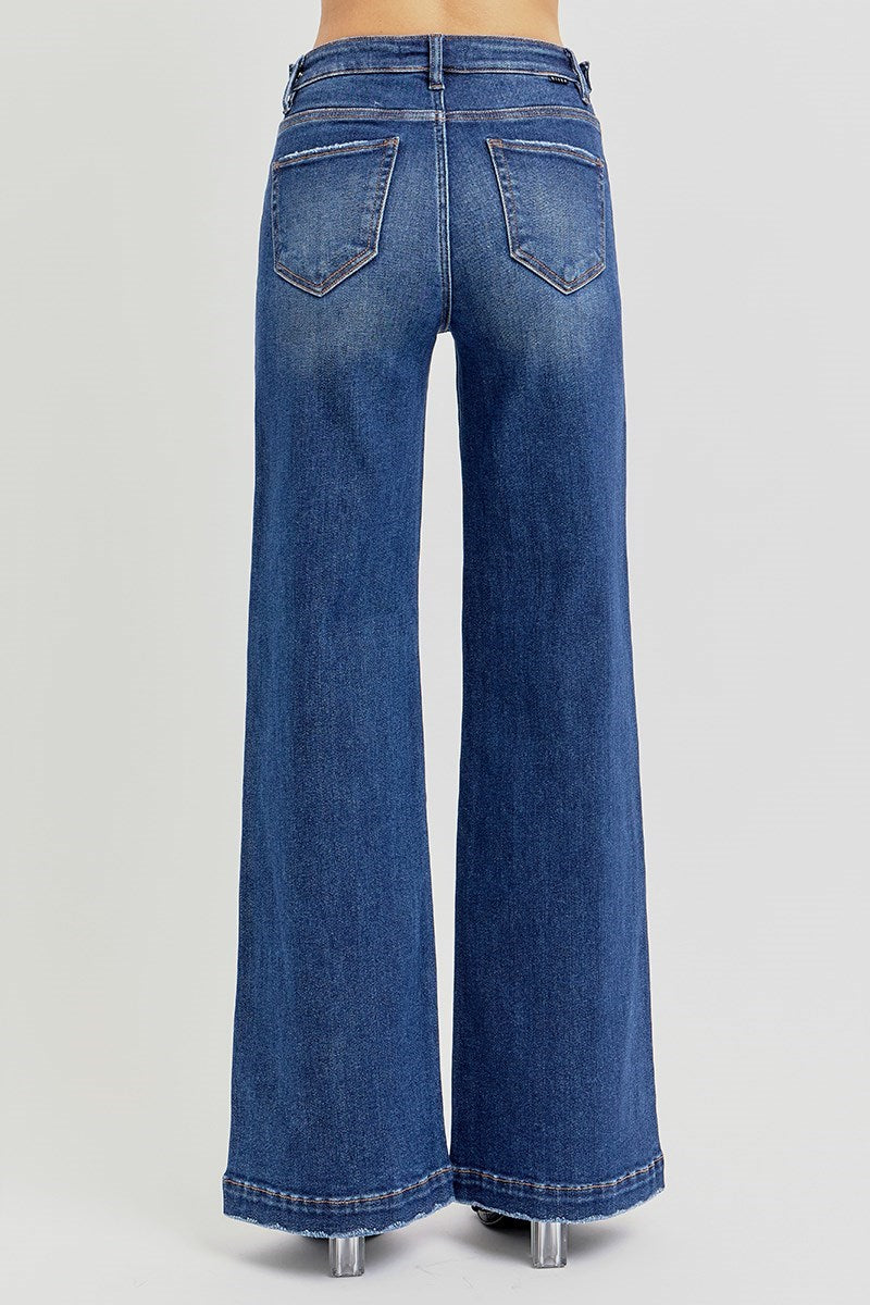 High Rise Wide Leg Jeans