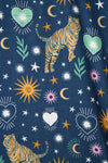 The Wild At Heart Tiger Print Flannel PJ Set