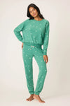 The Outsider Embroidered Bear Fleece Lounge Set