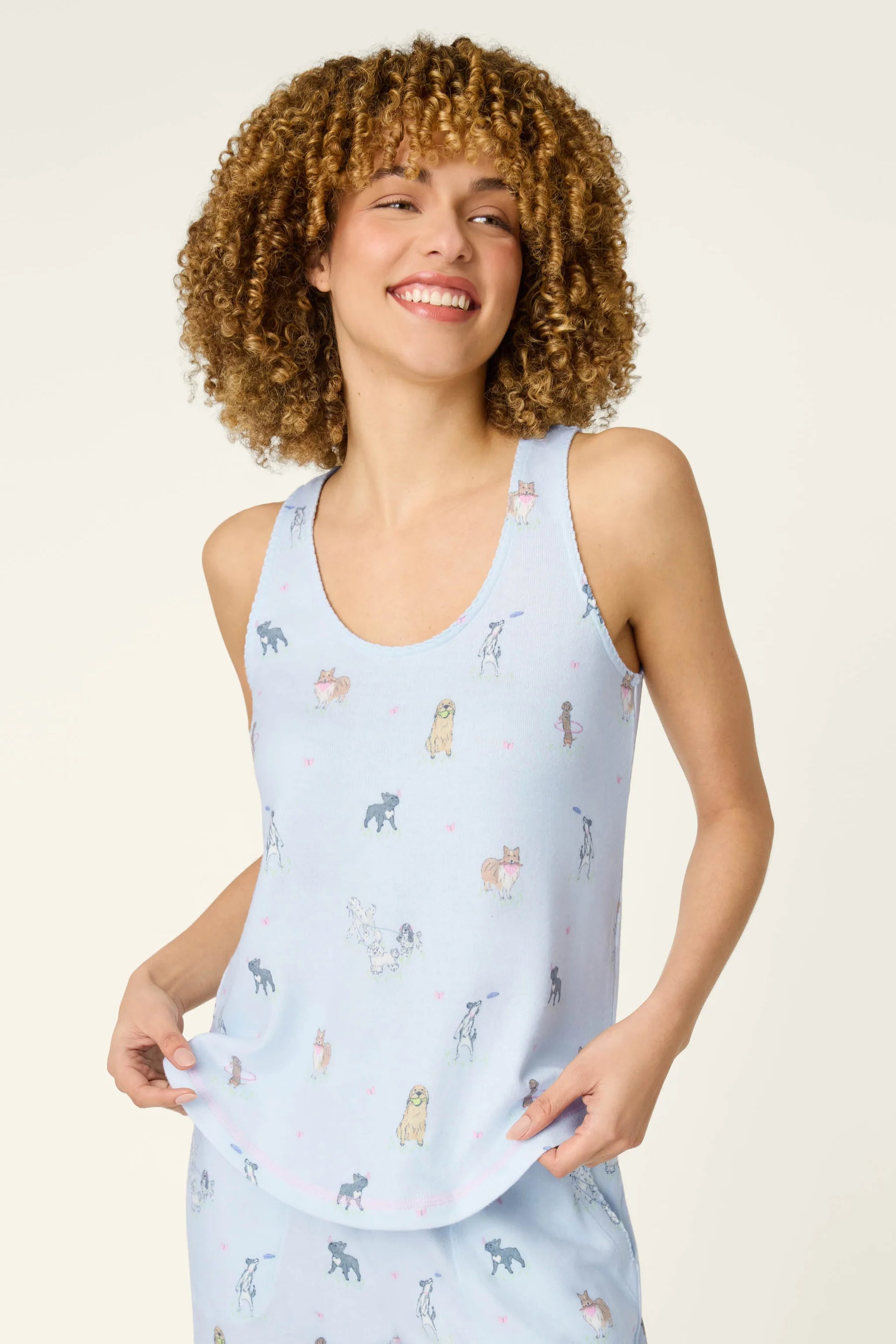 PJ Salvage Bark Park Tank and Short Set