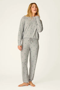 PJ Salvage Long Sleeve Happy Campawr Top
