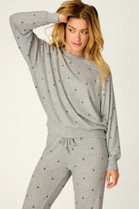 PJ Salvage Long Sleeve Happy Campawr Top