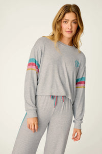 PJ Salvage Long Sleeve Takin' It Easy Club Top