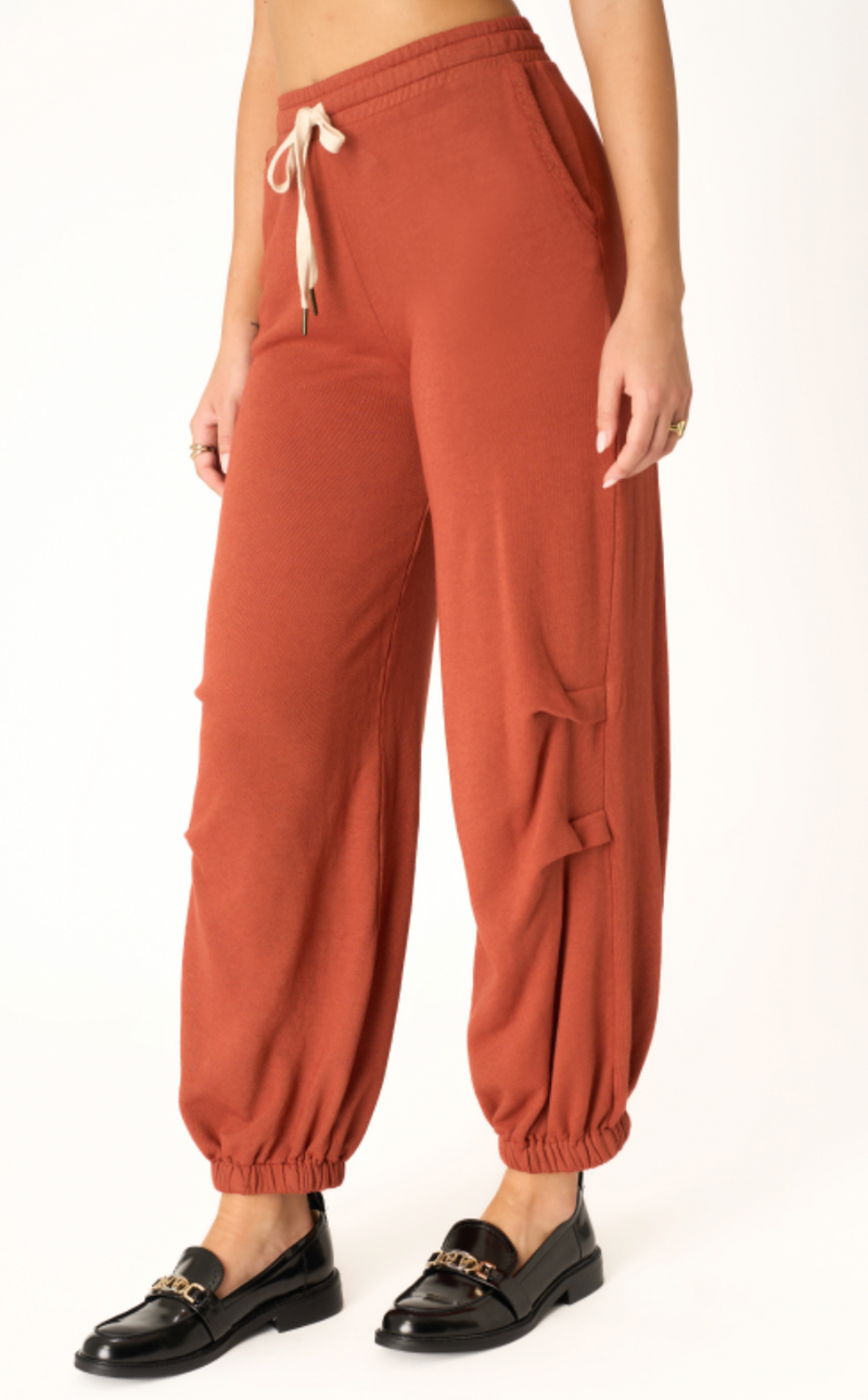 rust jogger pant