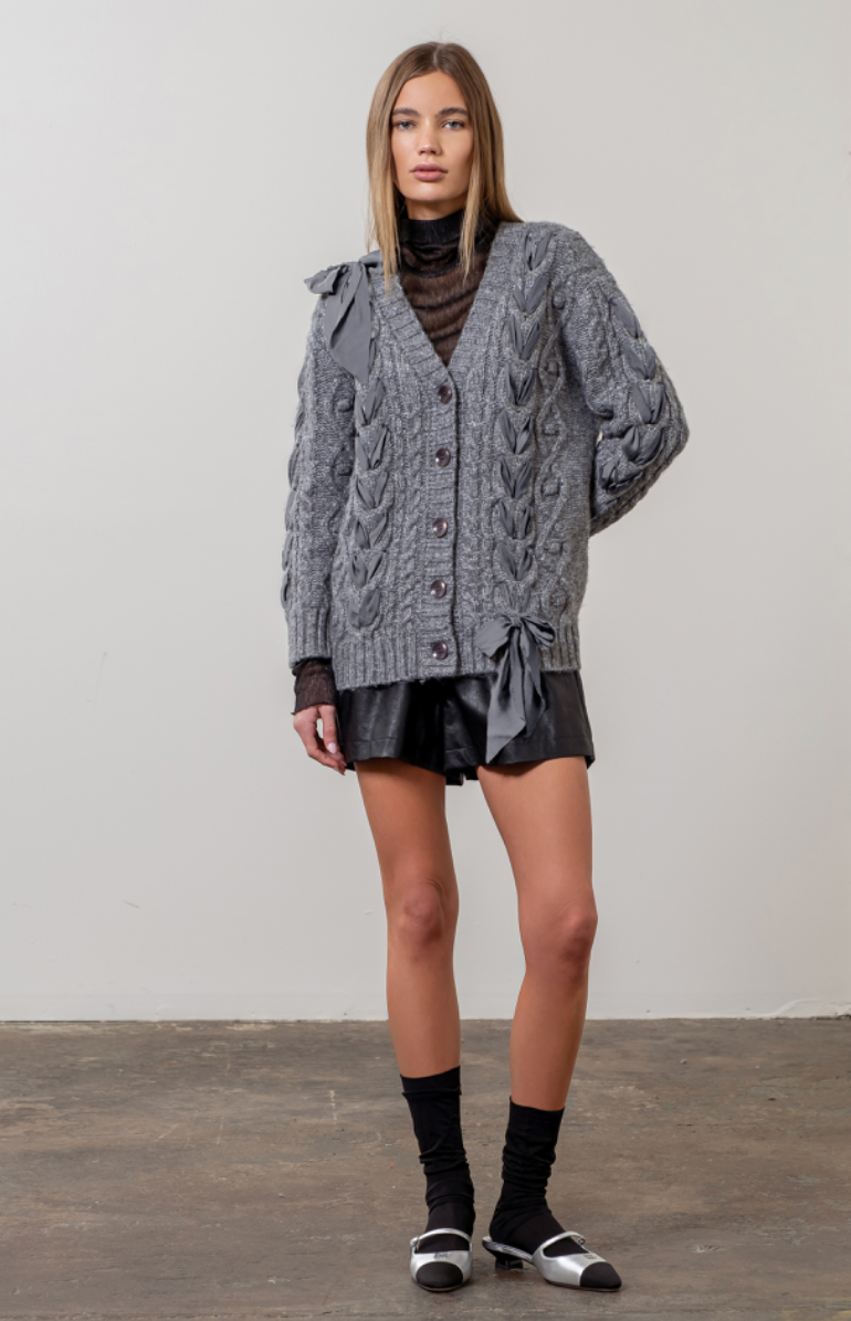 Ribbon Lace Cardigan