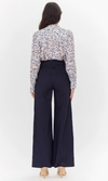 Jennsen Cotton Canvas Wide Leg Pants