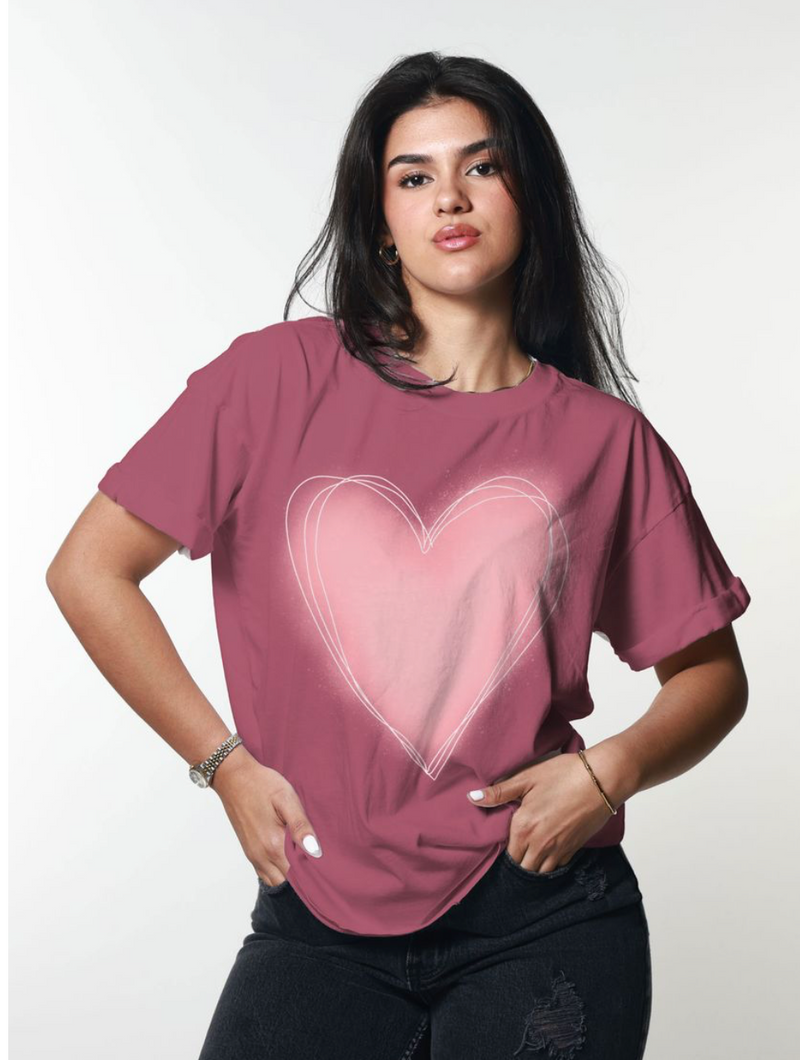 Doodle Heart Tee