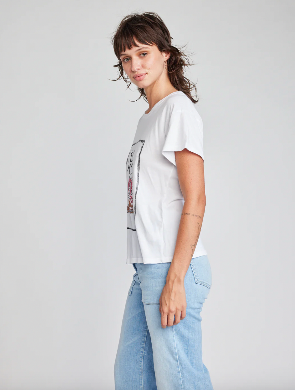 Cherie Graphic Short Sleeve Shirt