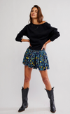 Third Charm Printed Mini Skirt