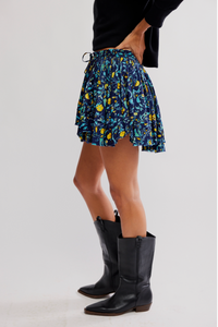 Third Charm Printed Mini Skirt