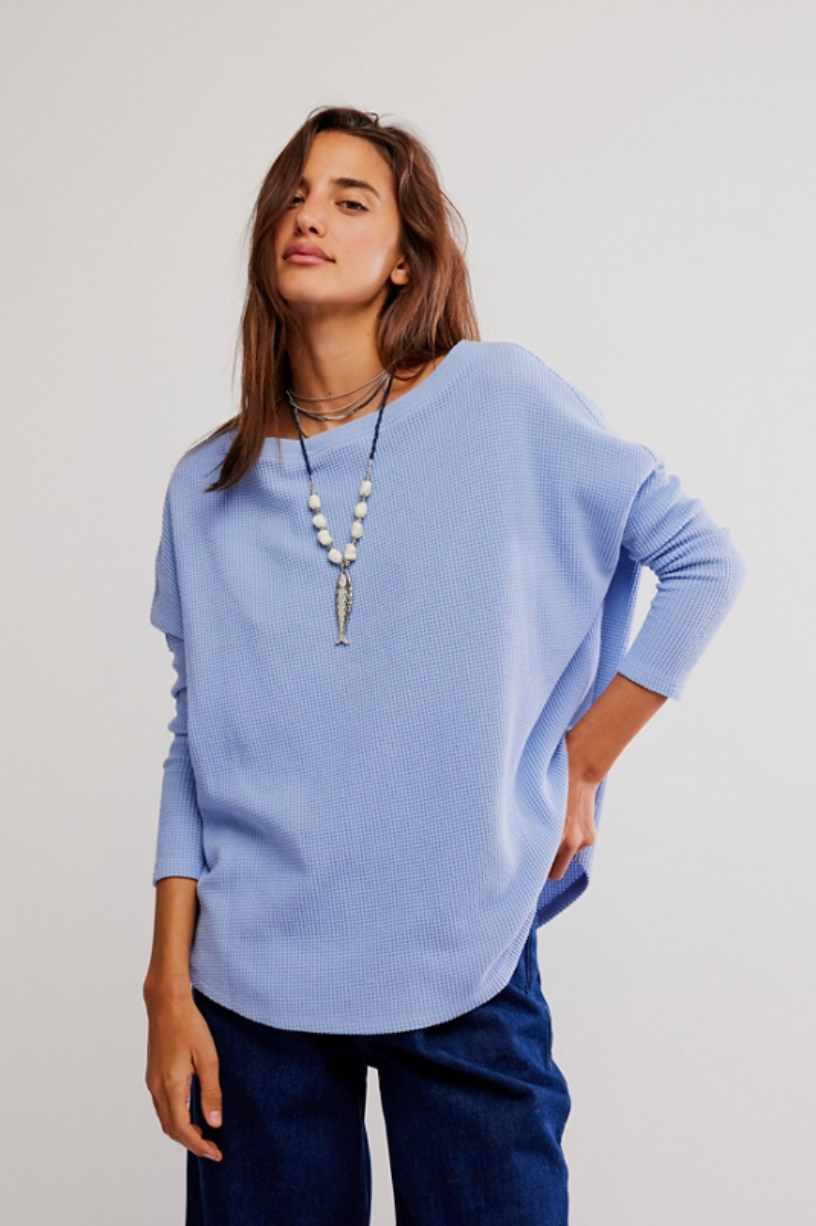 The Lattes Blue Thermal Shirt