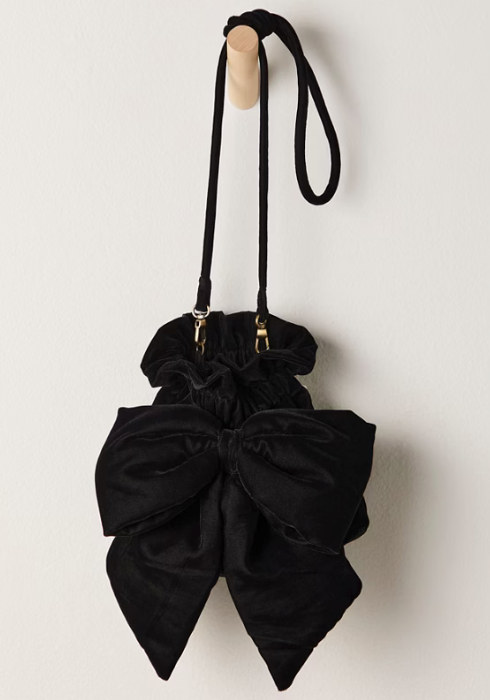 Belle Velvet Bow Bag