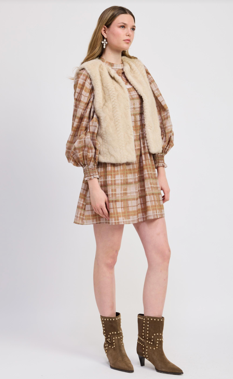 The Neveah Vegan Fur Vest