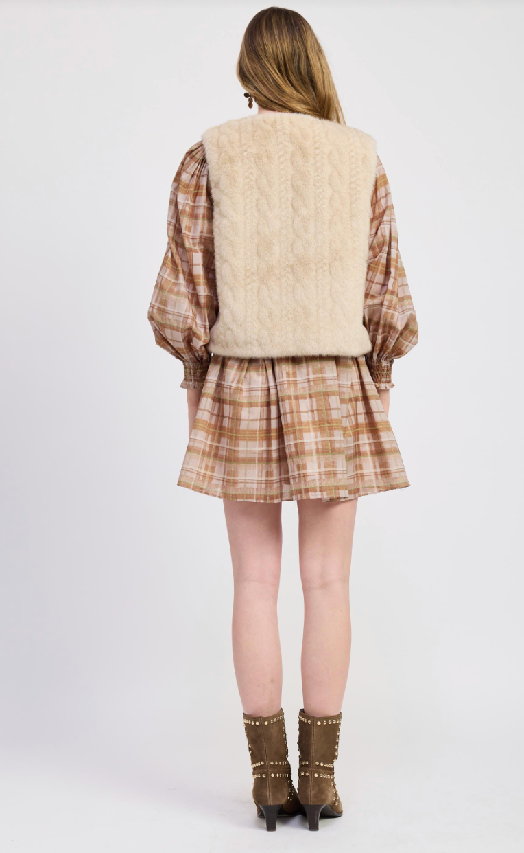 The Neveah Vegan Fur Vest