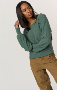 The Brushed Rib Pullover