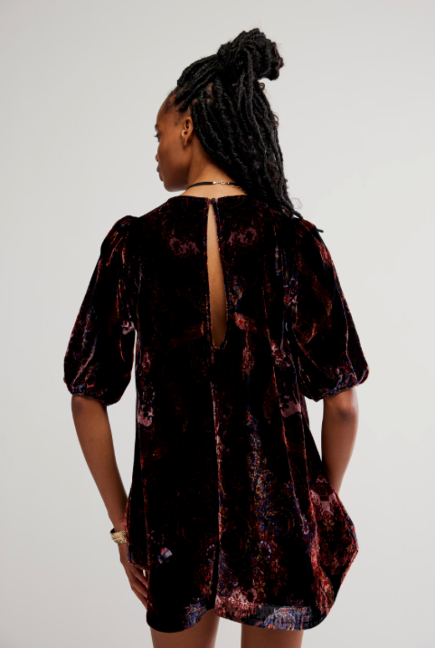 MAYE PRINTED VELVET TUNIC