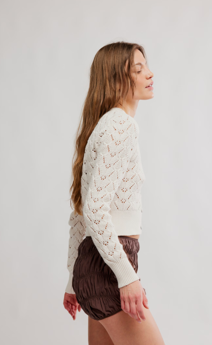 Pretty in Pointelle Cardi