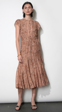 Grace Tie Belt Midi Dress