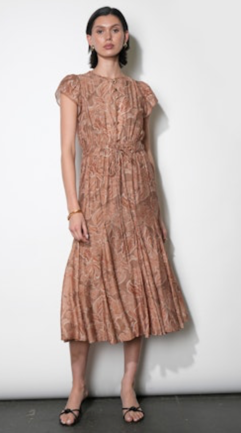 Grace Tie Belt Midi Dress