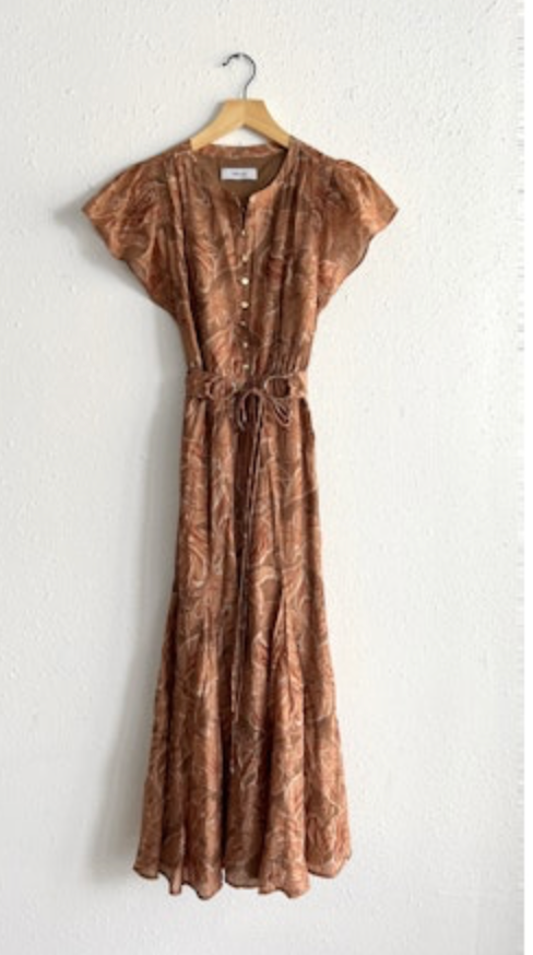 Grace Tie Belt Midi Dress