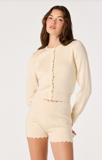 Scalloped Cardigan
