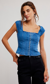 MARILYN DENIM CORSET