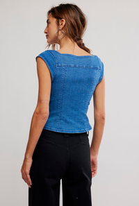 MARILYN DENIM CORSET
