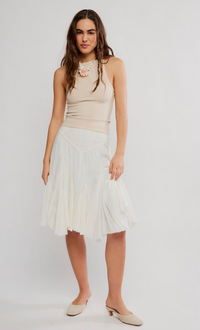 FRIDA GODET MIDI SKIRT