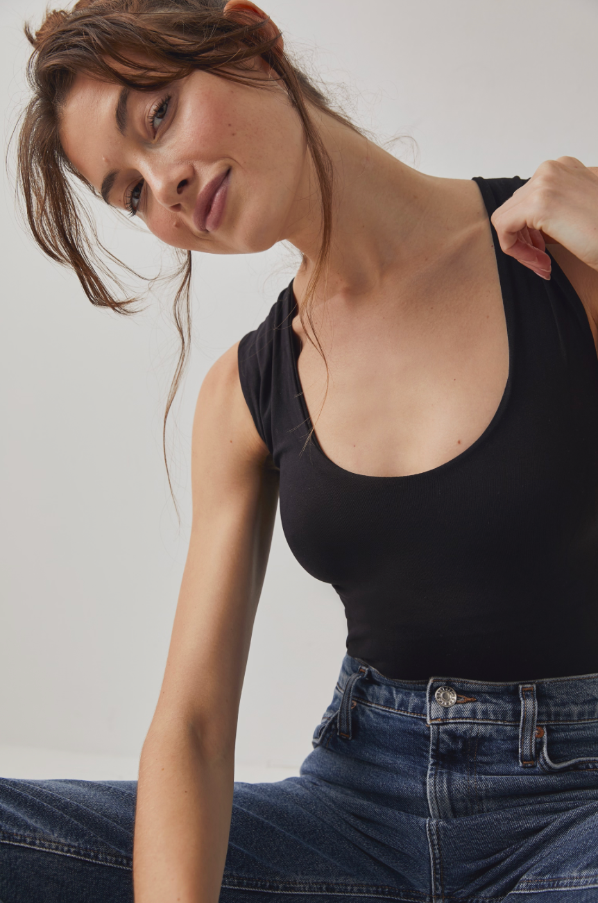 Free People CLEAN LINES MUSCLE CAMI