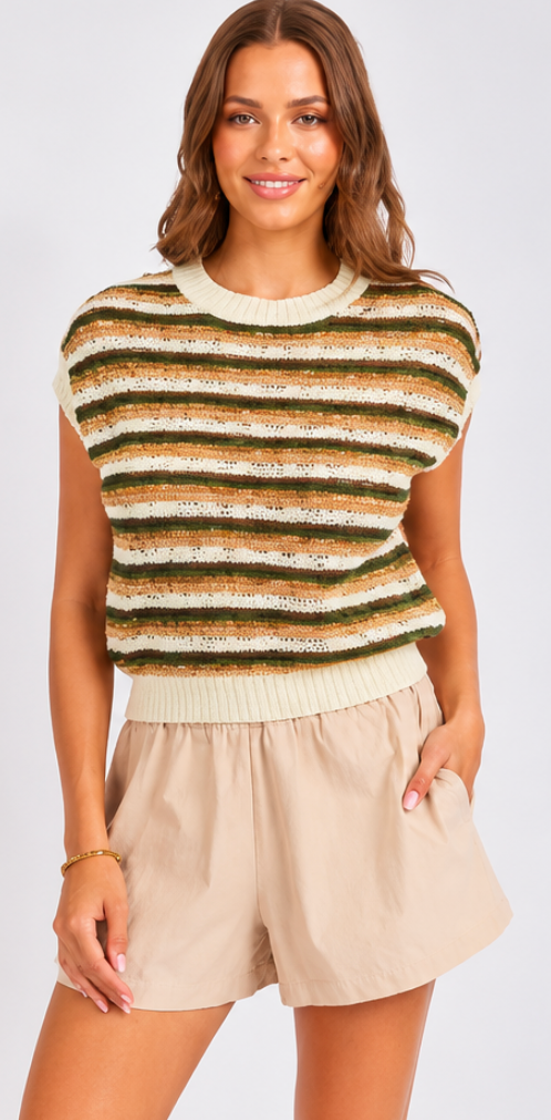 Sadie and Sage Dover Stripe Sweater