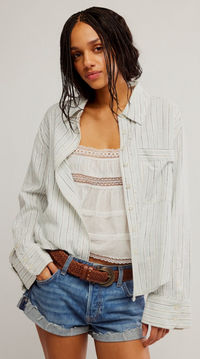 Free People Striped Linen Laurel