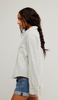Free People Striped Linen Laurel