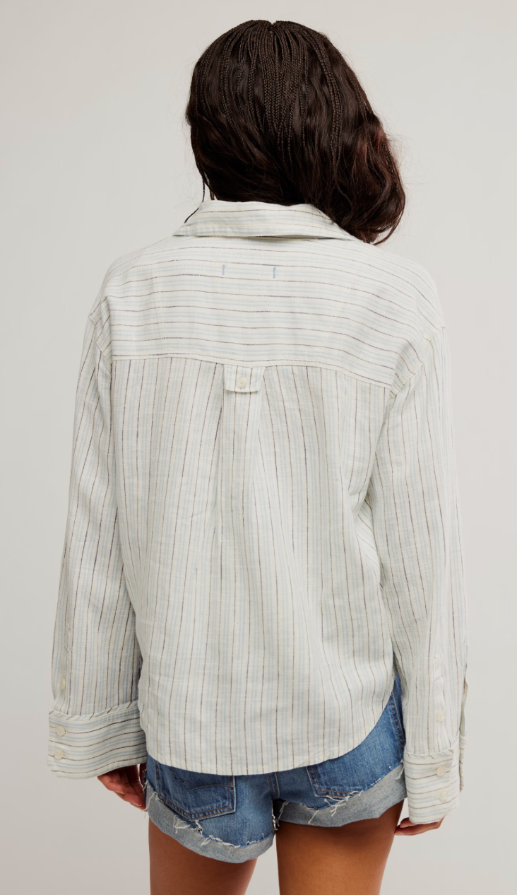 Free People Striped Linen Laurel