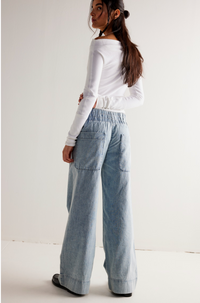 Free People Breezy Denim Pull On