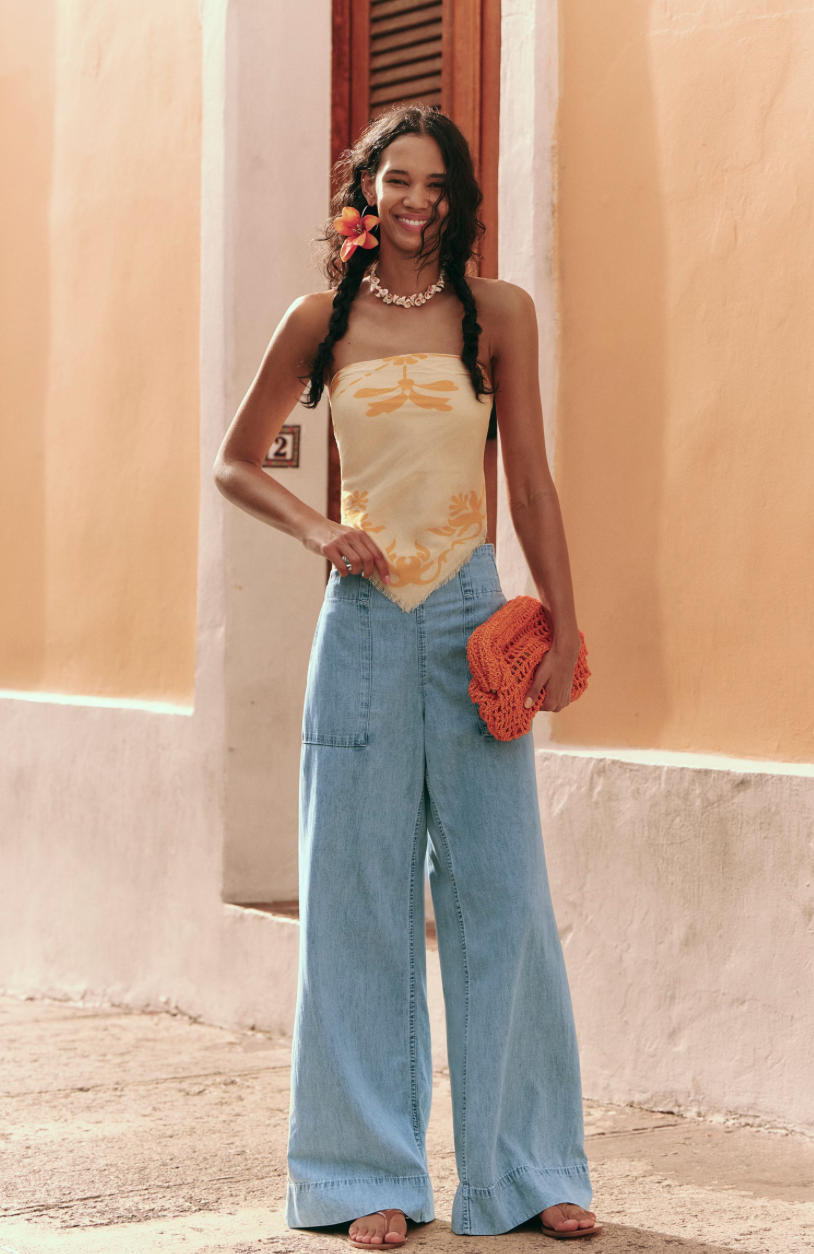 Free People Breezy Denim Pull On