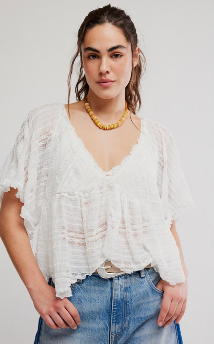 Free People In Your Dreams Lace Top