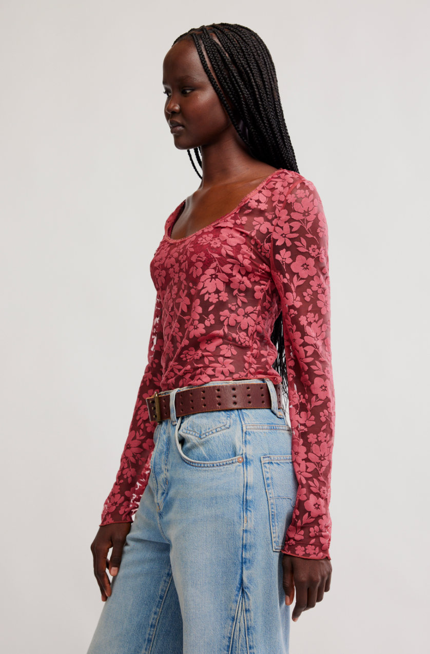 Free People Early Sunsets Layering Top