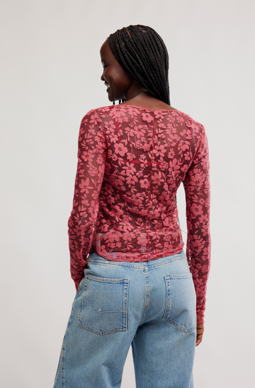 Free People Early Sunsets Layering Top