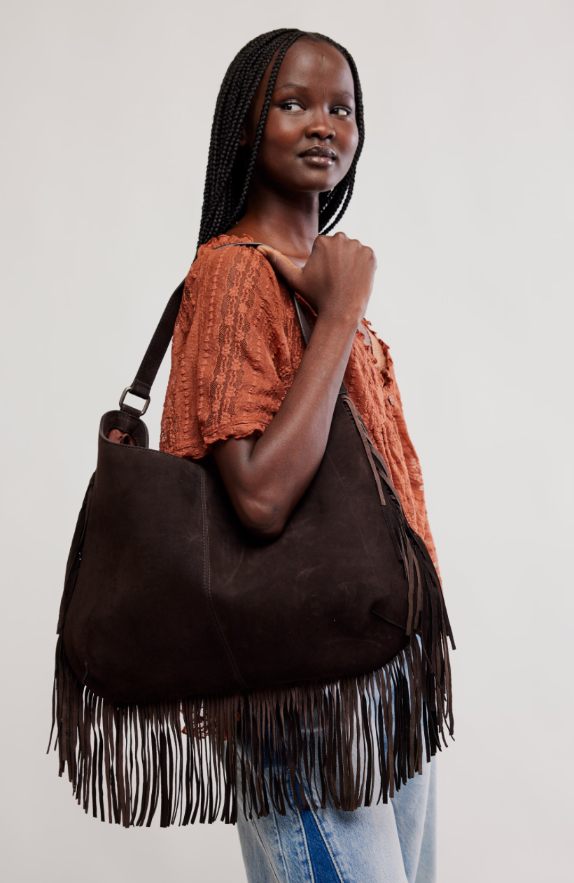Free People Finn Fringe Shoulder Bag