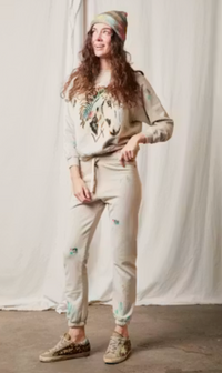 People of Leisure High Plains Stencil Joggers
