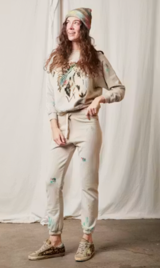 People of Leisure High Plains Stencil Joggers