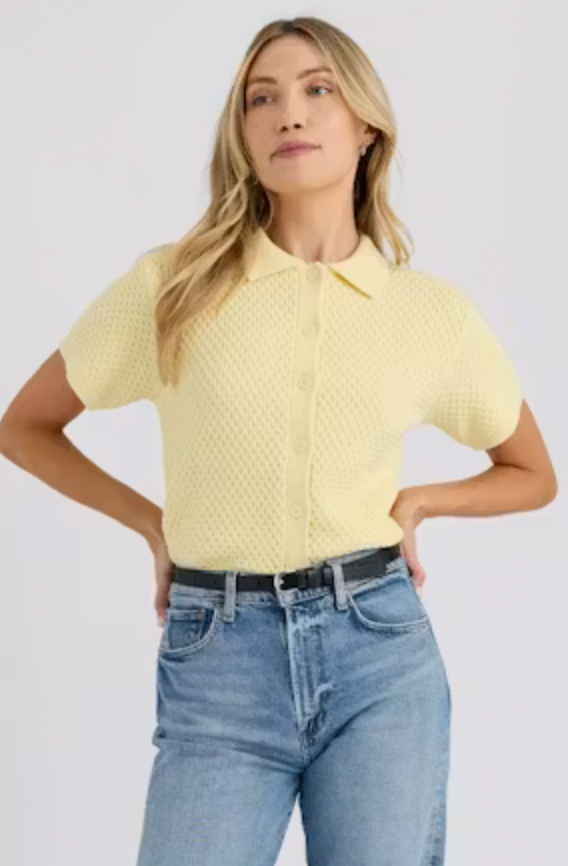 Stitches + Stripes Andre Polo Top