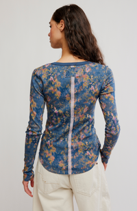 Free People Jamie Printed Henley