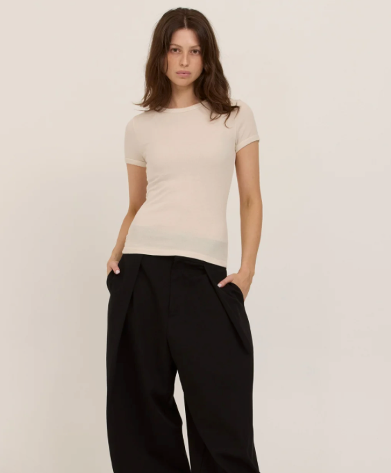 Project Social T Griffith Rib Baby Tee