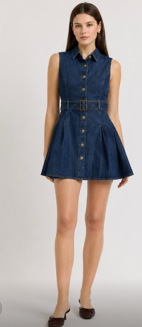 En Saison Paige Mini Belt Dress