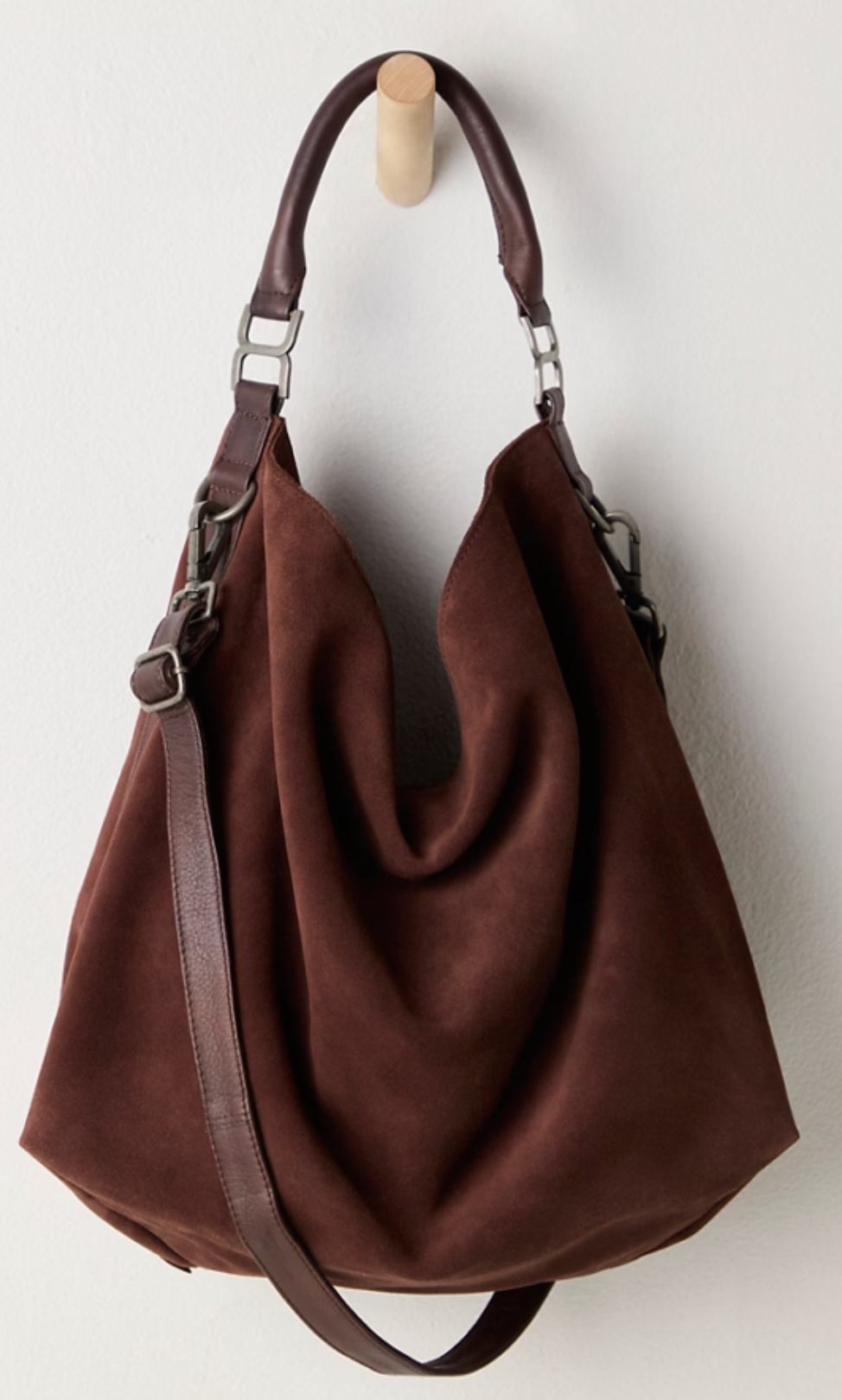 Free People Suzie Suede Slouch Tote