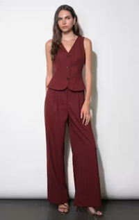 Greylin Virginia Wide Leg Twill Trousers
