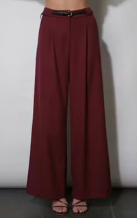 Greylin Virginia Wide Leg Twill Trousers