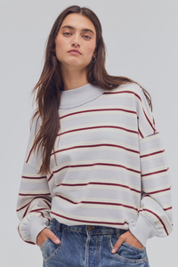 Free People Palm Spring Striped Top